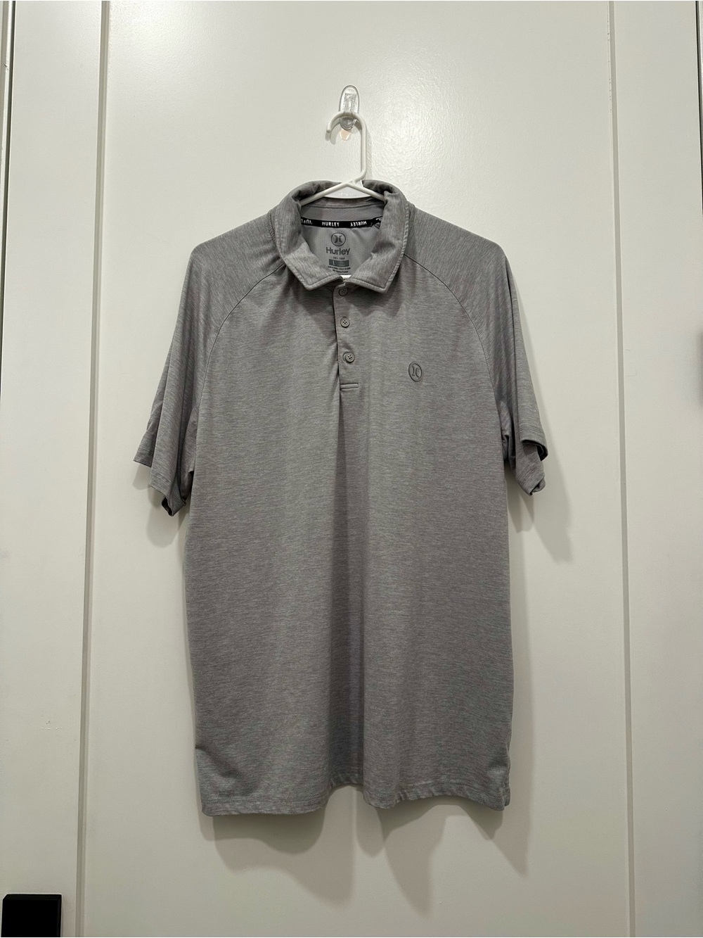 Hurley Men's Light Gray Polo Shirt